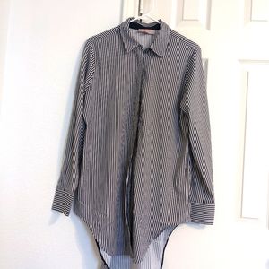 Philosophy women's tuxedo style blouse